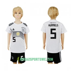 Koszulka Niemcy Hummels 5 Dziecięcy Mistrzostwa Świata 2018 Domowe Stroje Piłkarskie